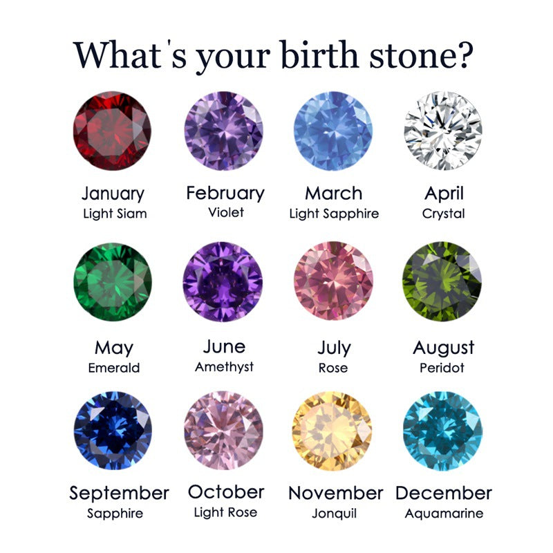 Birthstone Stacker Ring | Elegant 14k Gold-Plated Design 5