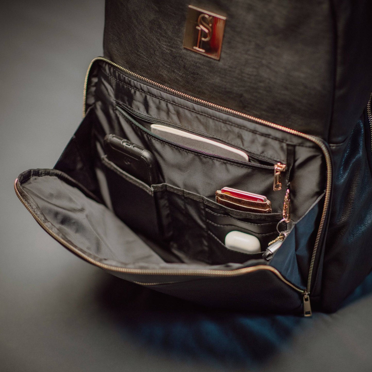 Sac de tous les jours XL en cuir noir