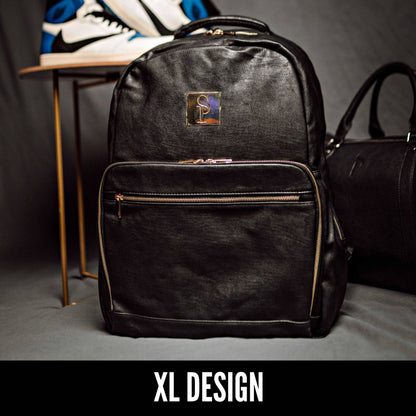 Sac de tous les jours XL en cuir noir