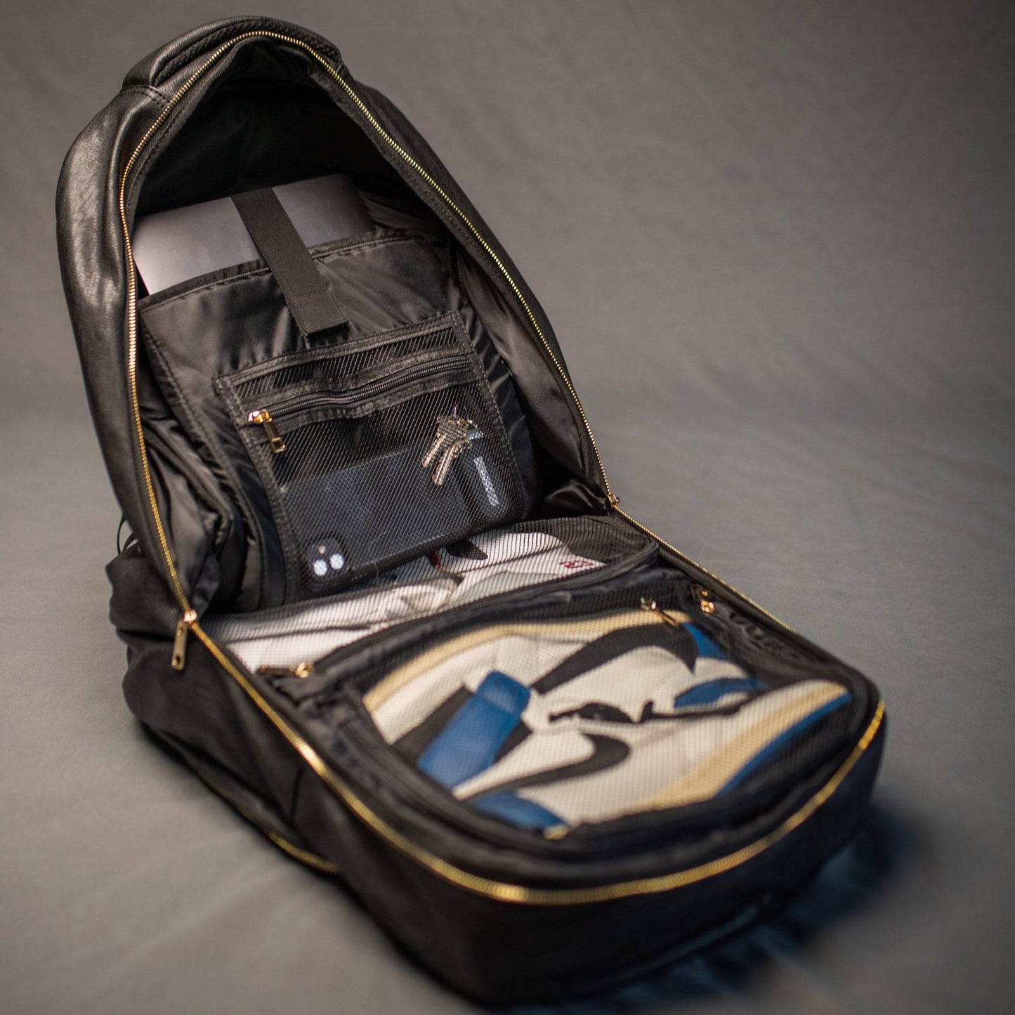 Sac de tous les jours XL en cuir noir