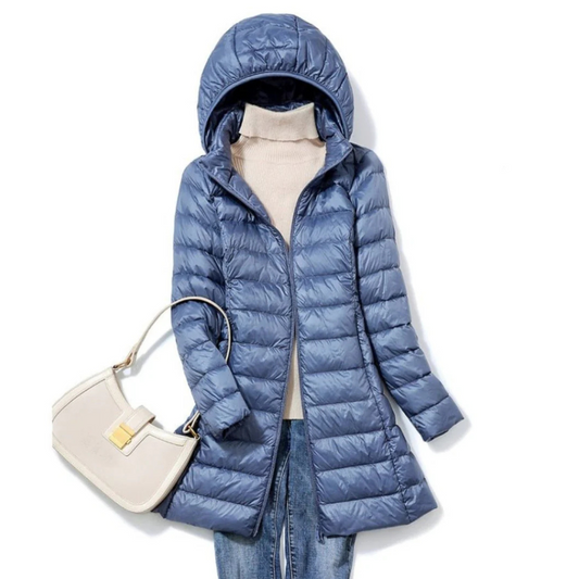 Black Puffer Jacket Women | Warm Hooded Design for Ultimate Comfort 0