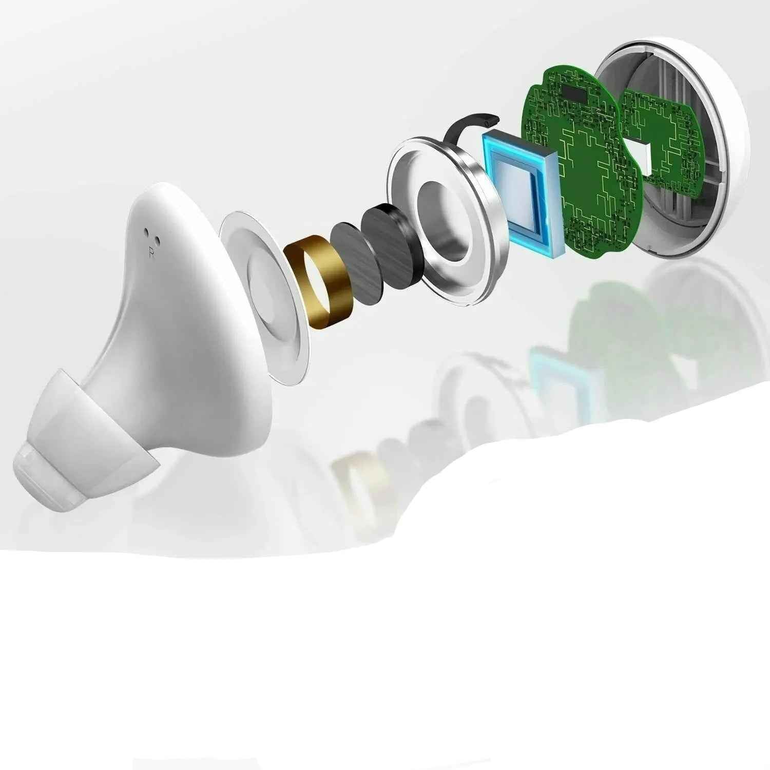 Bluetooth Hearing Aids | App-Controlled, Rechargeable & Compact Design 0