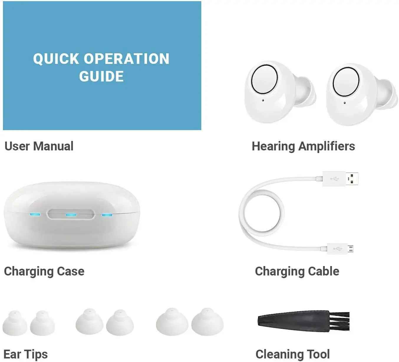 Bluetooth Hearing Aids | App-Controlled, Rechargeable & Compact Design 3