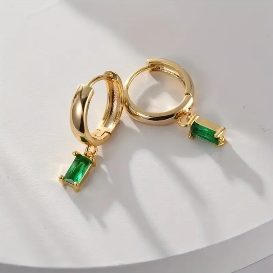 Bohemian Hoop Earrings | S925 Sterling Silver with Colorful Accents 1