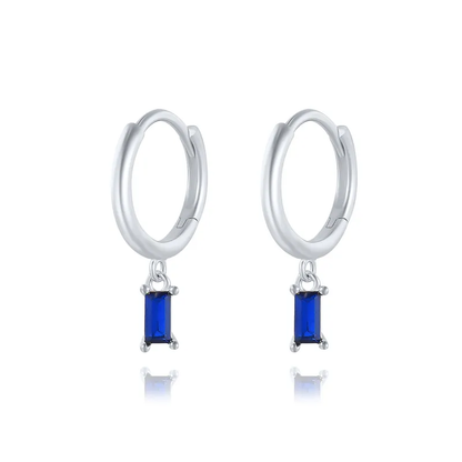 Bohemian Hoop Earrings | S925 Sterling Silver with Colorful Accents 6