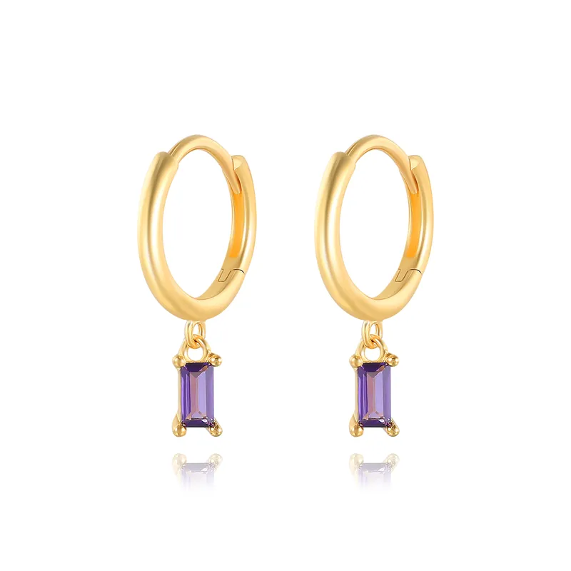 Bohemian Hoop Earrings | S925 Sterling Silver with Colorful Accents 8