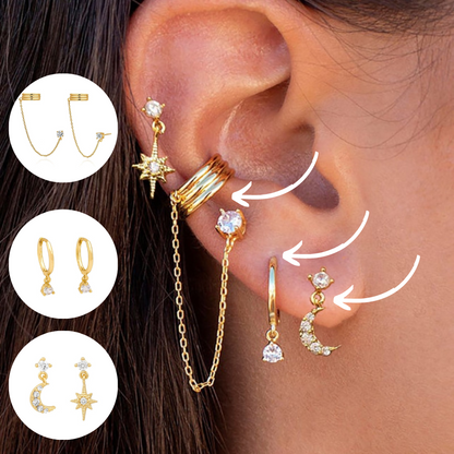 Boho Earring Set | Hypoallergenic Surgical Stainless Steel for All Occasions 0