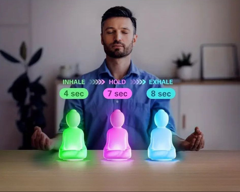 Breathing Relaxation Lamp | Color-Changing Light for Stress Relief 1