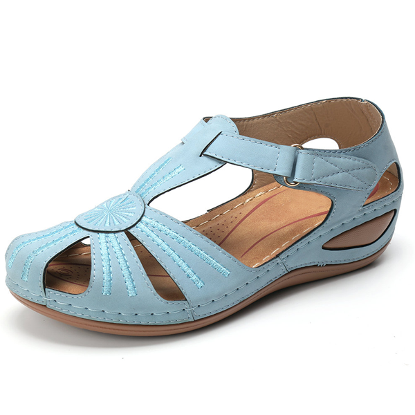 Comfortable Wedge Ankle Strap Sandals