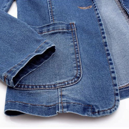 Casual Denim Blazer | Lightweight Tailored Design for Women 2