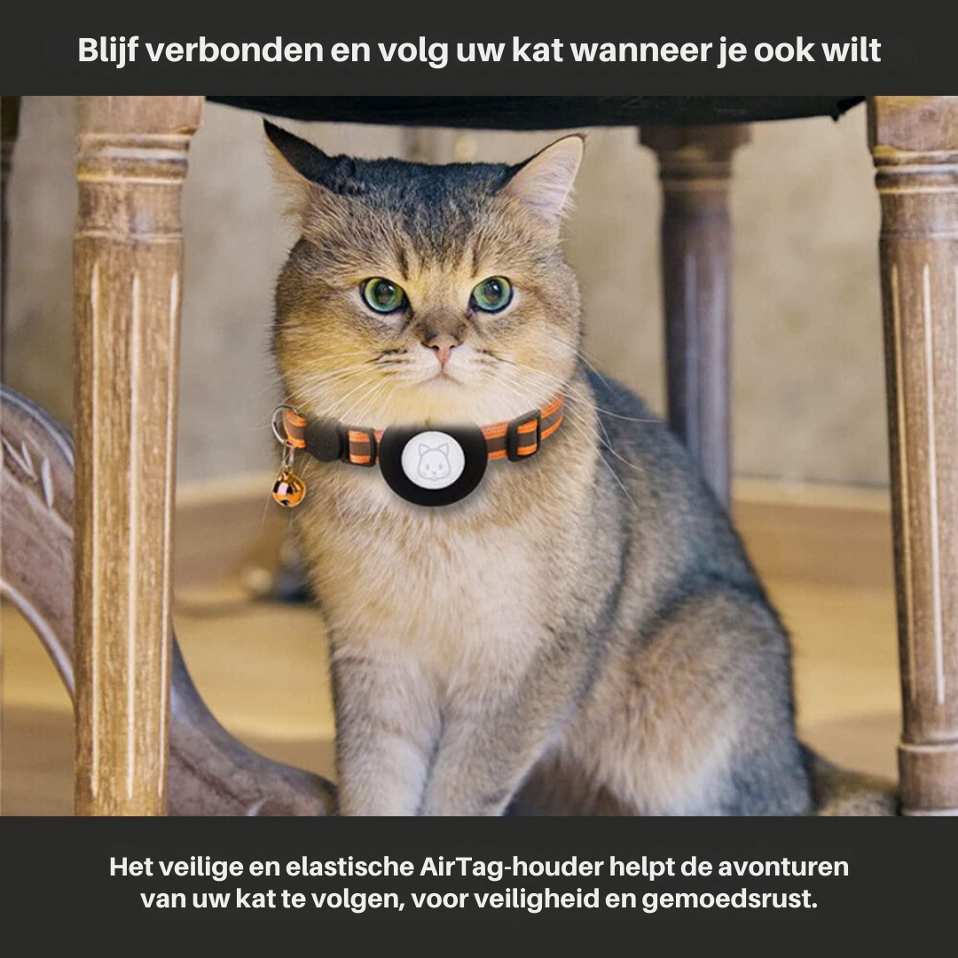 Cat GPS Tracker Collar | Quick Release Safety Closure and Reflective Design 2