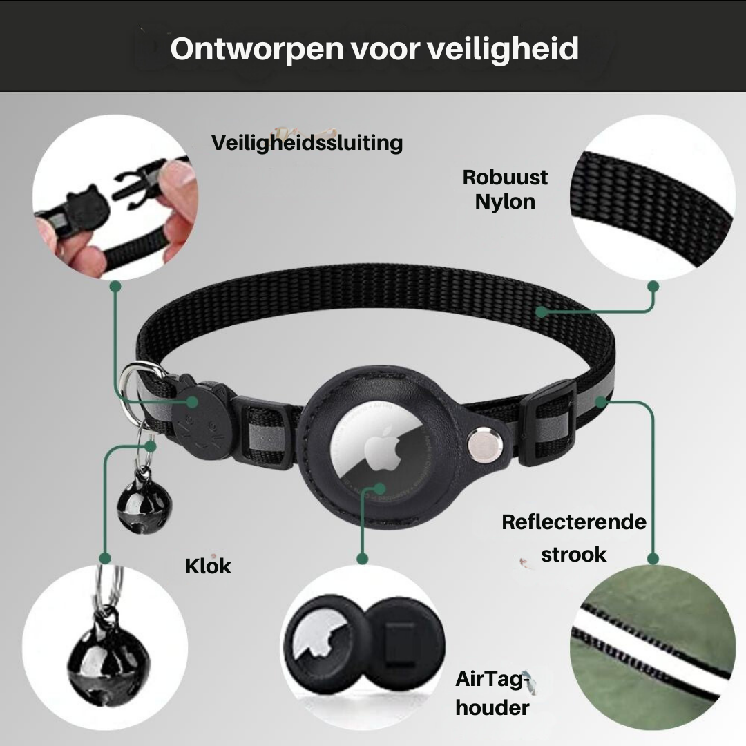 Cat GPS Tracker Collar | Quick Release Safety Closure and Reflective Design 3