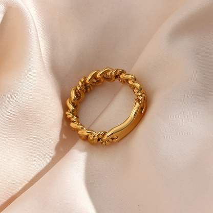 Chain Link Ring | Stainless Steel 316L Hypoallergenic and Tarnish Resistant 1
