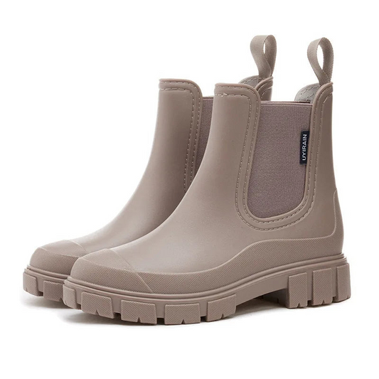 Chelsea Rain Boots | Waterproof Ankle-Height Design with Tread Sole 0