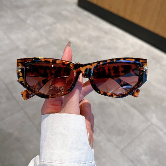 Chunky Rectangular Sunglasses | UV Protection with Lightweight Frame 1