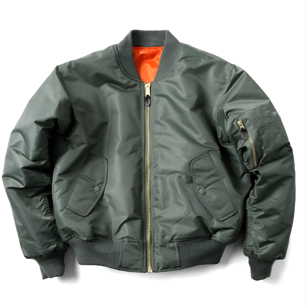 Classic Unisex Bomber Jacket | Durable Polyester with Ribbed Finishes 0