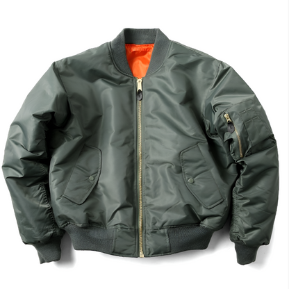 Classic Unisex Bomber Jacket | Durable Polyester with Ribbed Finishes 0