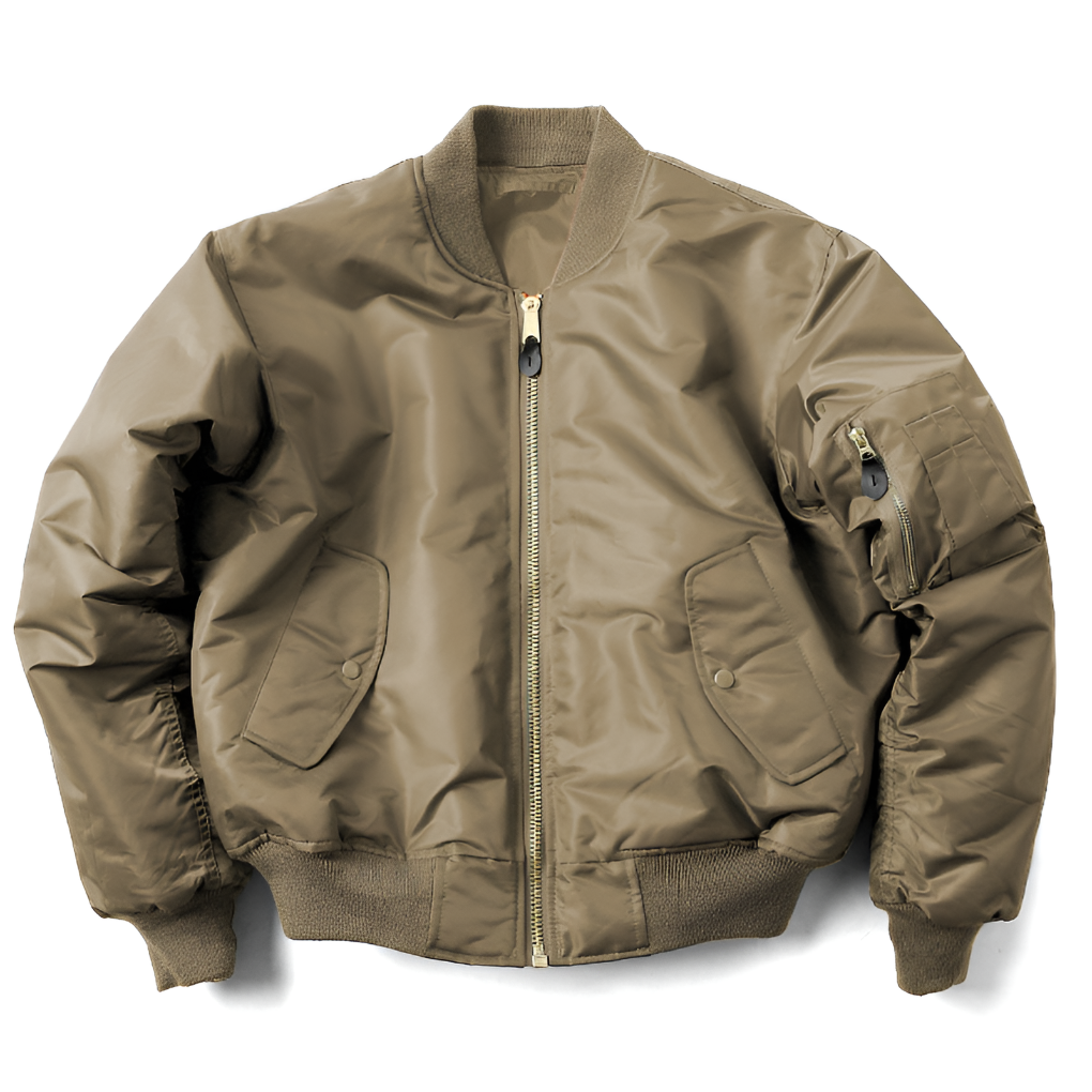 Classic Unisex Bomber Jacket | Durable Polyester with Ribbed Finishes 1