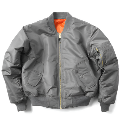 Classic Unisex Bomber Jacket | Durable Polyester with Ribbed Finishes 3