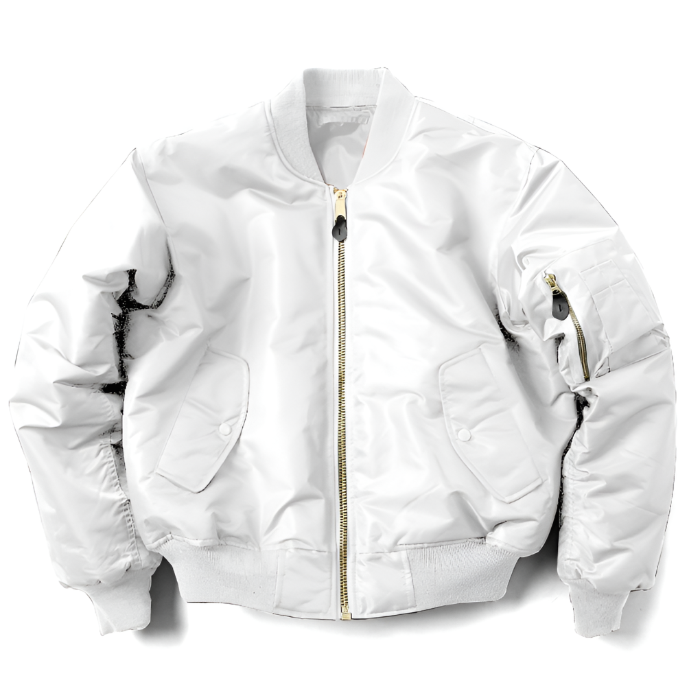Classic Unisex Bomber Jacket | Durable Polyester with Ribbed Finishes 4