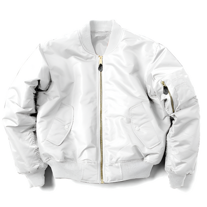Classic Unisex Bomber Jacket | Durable Polyester with Ribbed Finishes 4