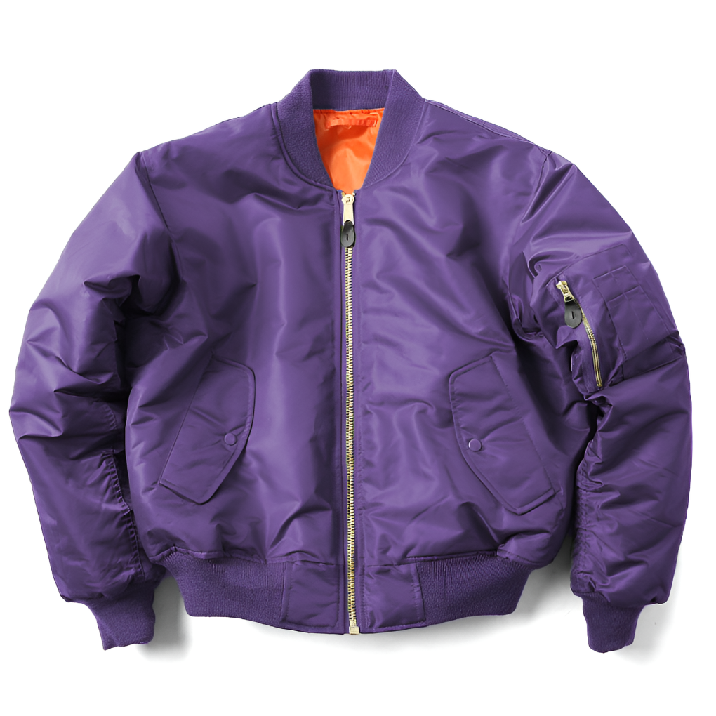 Classic Unisex Bomber Jacket | Durable Polyester with Ribbed Finishes 7