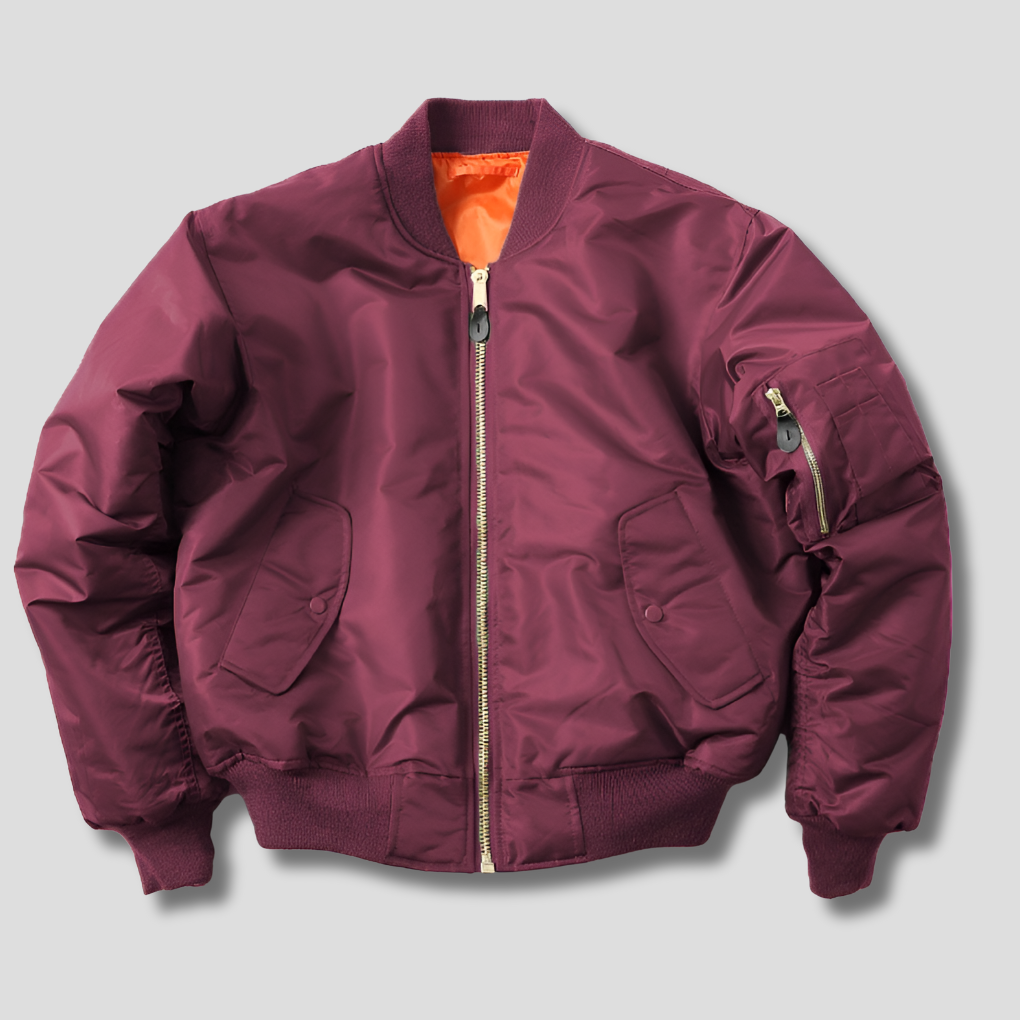 Classic Unisex Bomber Jacket | Durable Polyester with Ribbed Finishes 8