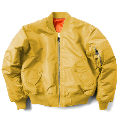 Classic Unisex Bomber Jacket | Durable Polyester with Ribbed Finishes 9