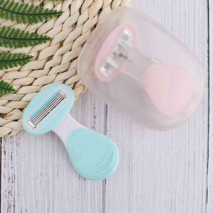 Compact Razor Kit | 4-Blade Design for Effortless Shaving 6