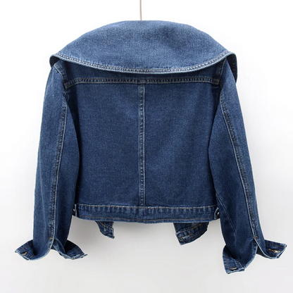 Cropped Denim Jacket | Stylish Organic Fabric with Flattering Fit 1