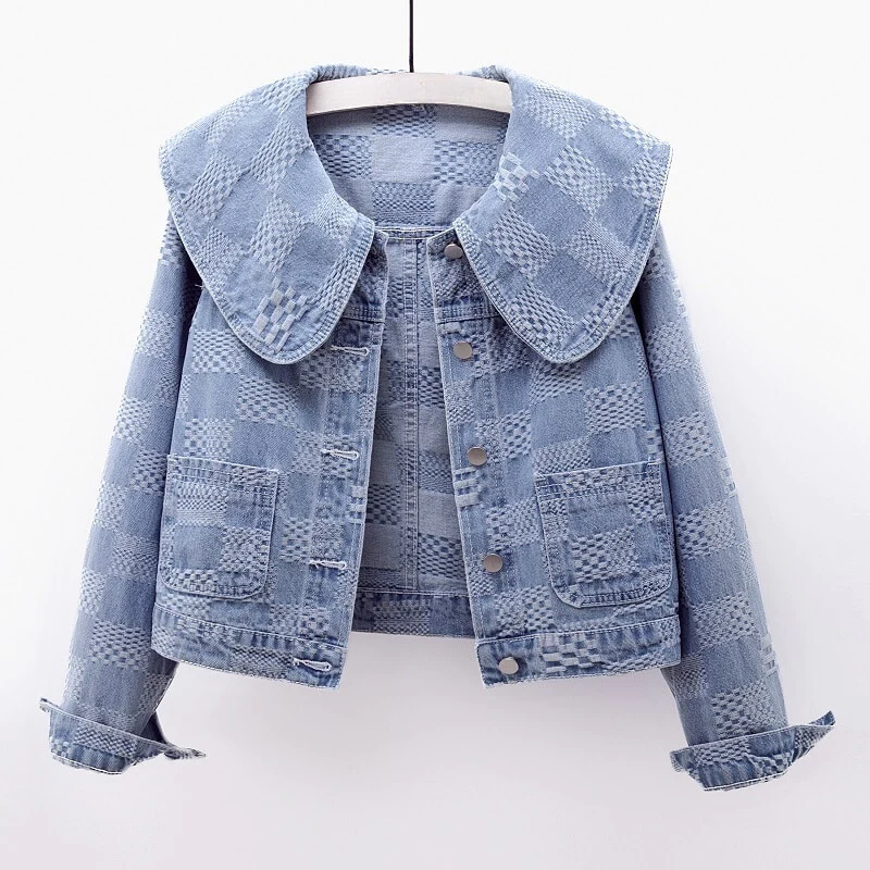 Cropped Denim Jacket | Stylish Organic Fabric with Flattering Fit 2