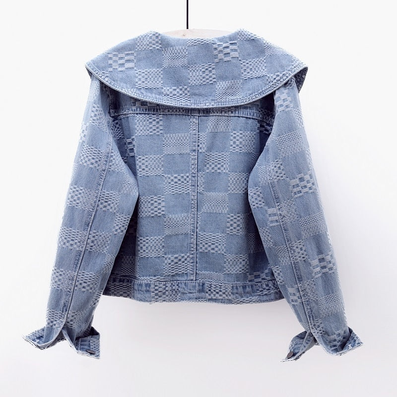 Cropped Denim Jacket | Stylish Organic Fabric with Flattering Fit 3