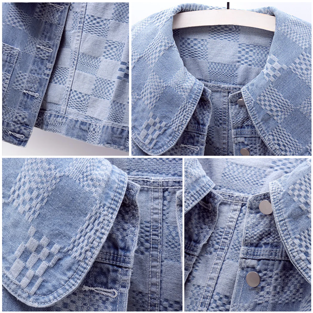 Cropped Denim Jacket | Stylish Organic Fabric with Flattering Fit 4