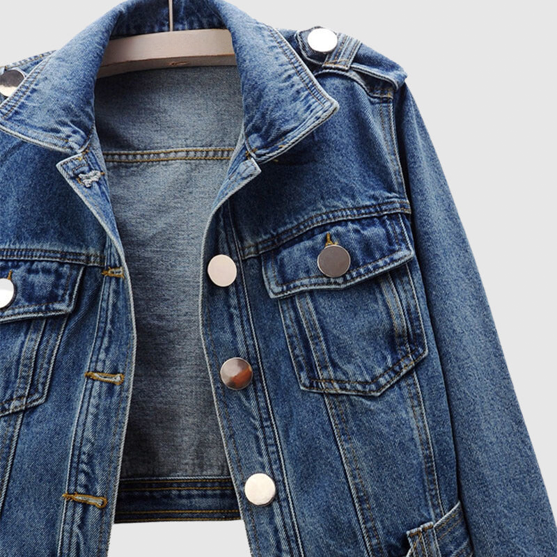 Cropped Denim Jacket | Stylish and Comfortable for Every Occasion 2