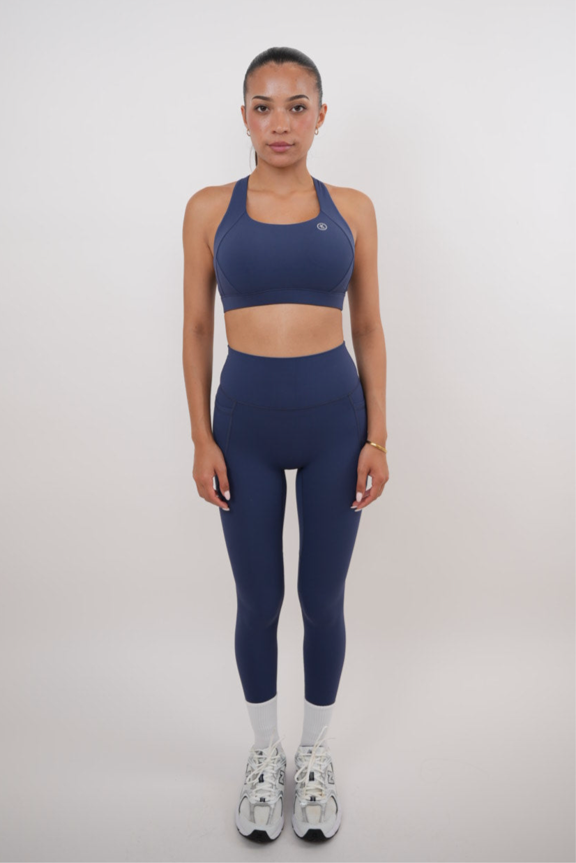 I Am Glowing Marineblauwe Sneldrogende Butter Legging