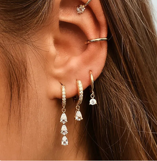 Dainty Earring Set | Hypoallergenic Surgical Stainless Steel for All Occasions 1