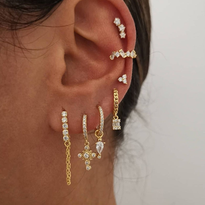 Dainty Earring Set | Surgical Stainless Steel 316L for All Occasions 1