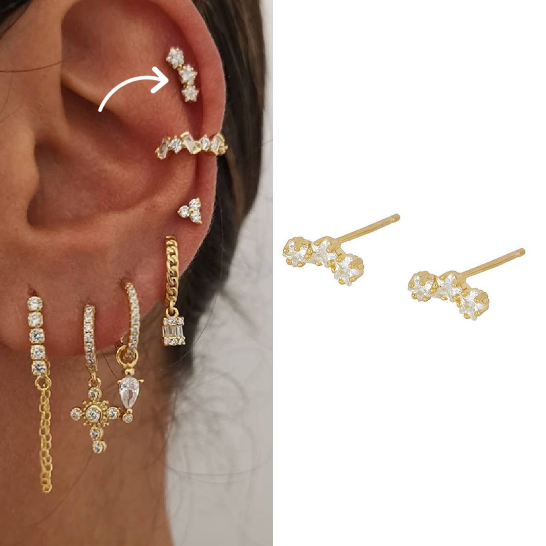 Dainty Earring Set | Surgical Stainless Steel 316L for All Occasions 5