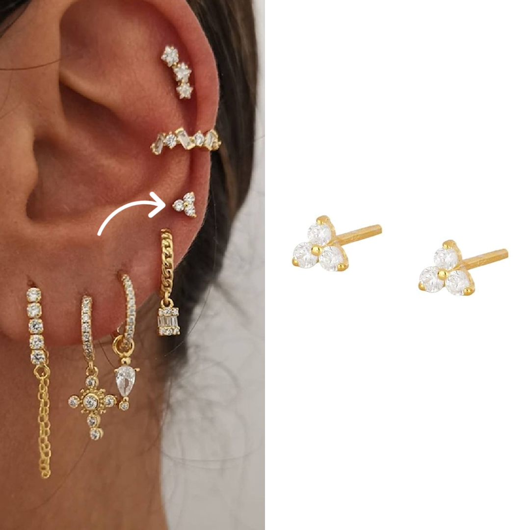 Dainty Earring Set | Surgical Stainless Steel 316L for All Occasions 7