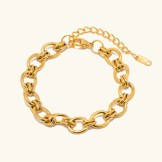 Dainty Gold Bracelet | Waterproof 18k Stainless Steel with Hypoallergenic Design 0