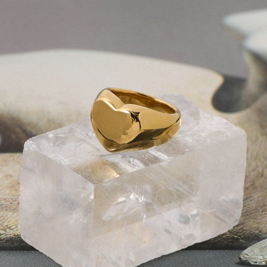 Dainty Stacking Ring | 18K Stainless Steel, Tarnish Resistant 0