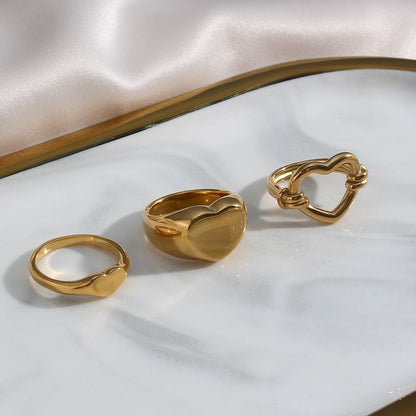 Dainty Stacking Ring | 18K Stainless Steel, Tarnish Resistant 5