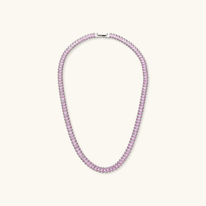 Diamond Simulant Necklace | 18K Gold Plated with Hypoallergenic Design 8