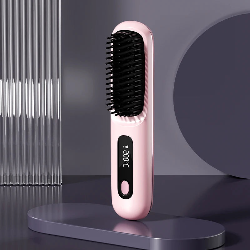 Digital Travel Hair Styler | Compact Design with Adjustable Temperature Settings 0