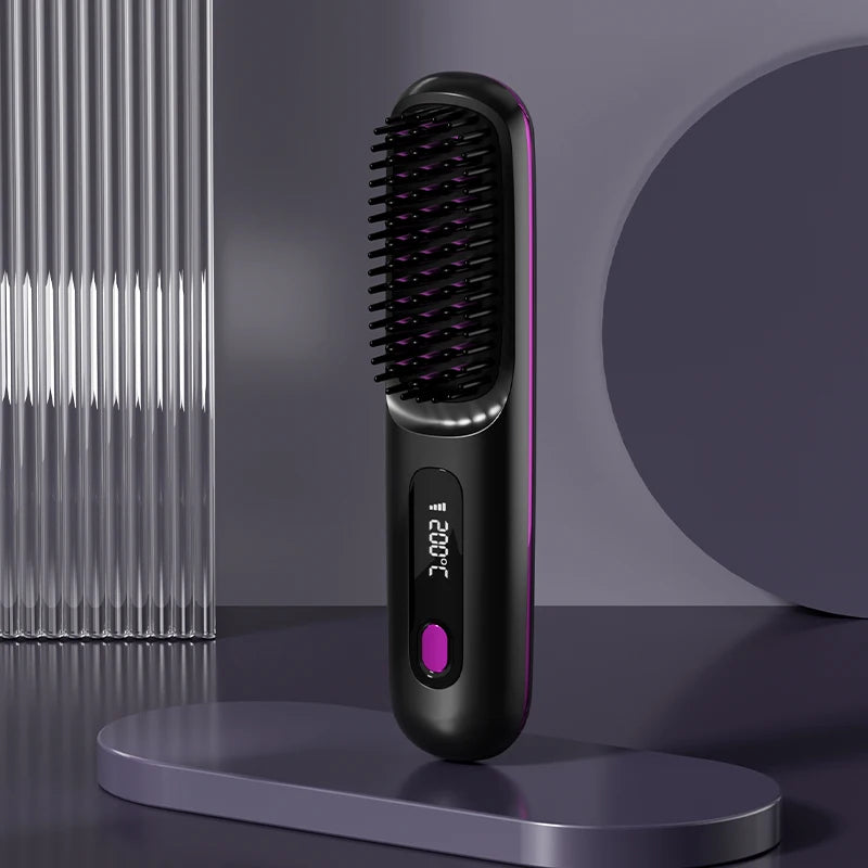 Digital Travel Hair Styler | Compact Design with Adjustable Temperature Settings 4