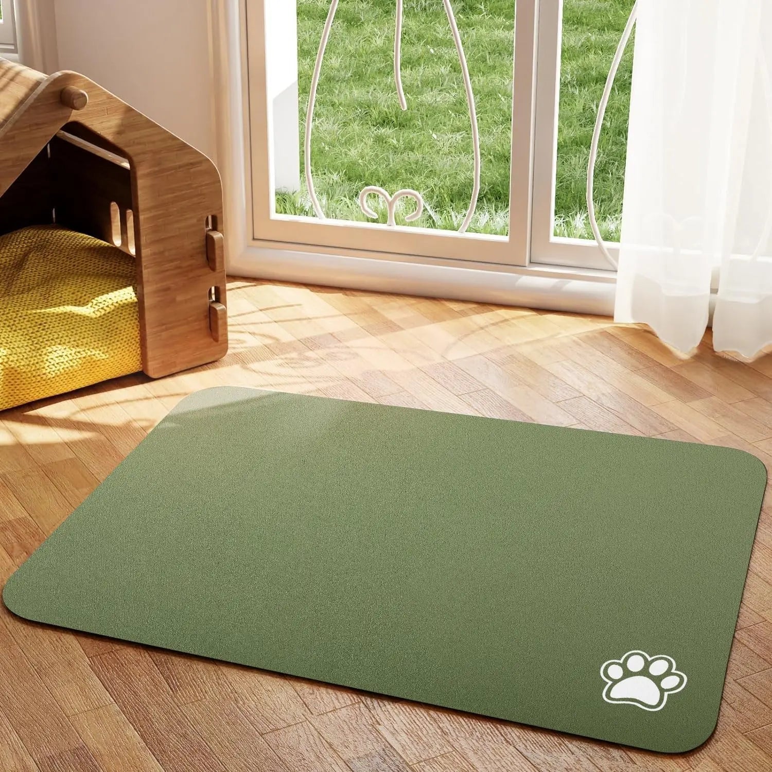 Dog Placemat | Absorbent Quick-Dry Material for Easy Cleaning 2