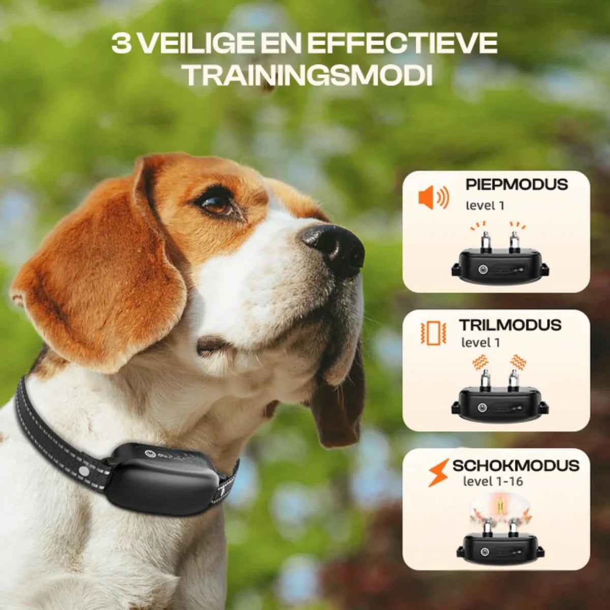 Dog Training Collar | Waterproof Shock Collar with Remote Control, 16 Levels 3