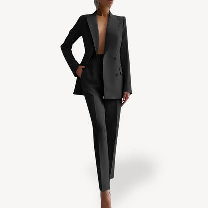 Double-Breasted Blazer Suit 0