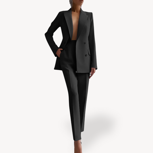 Double-Breasted Blazer Suit 0