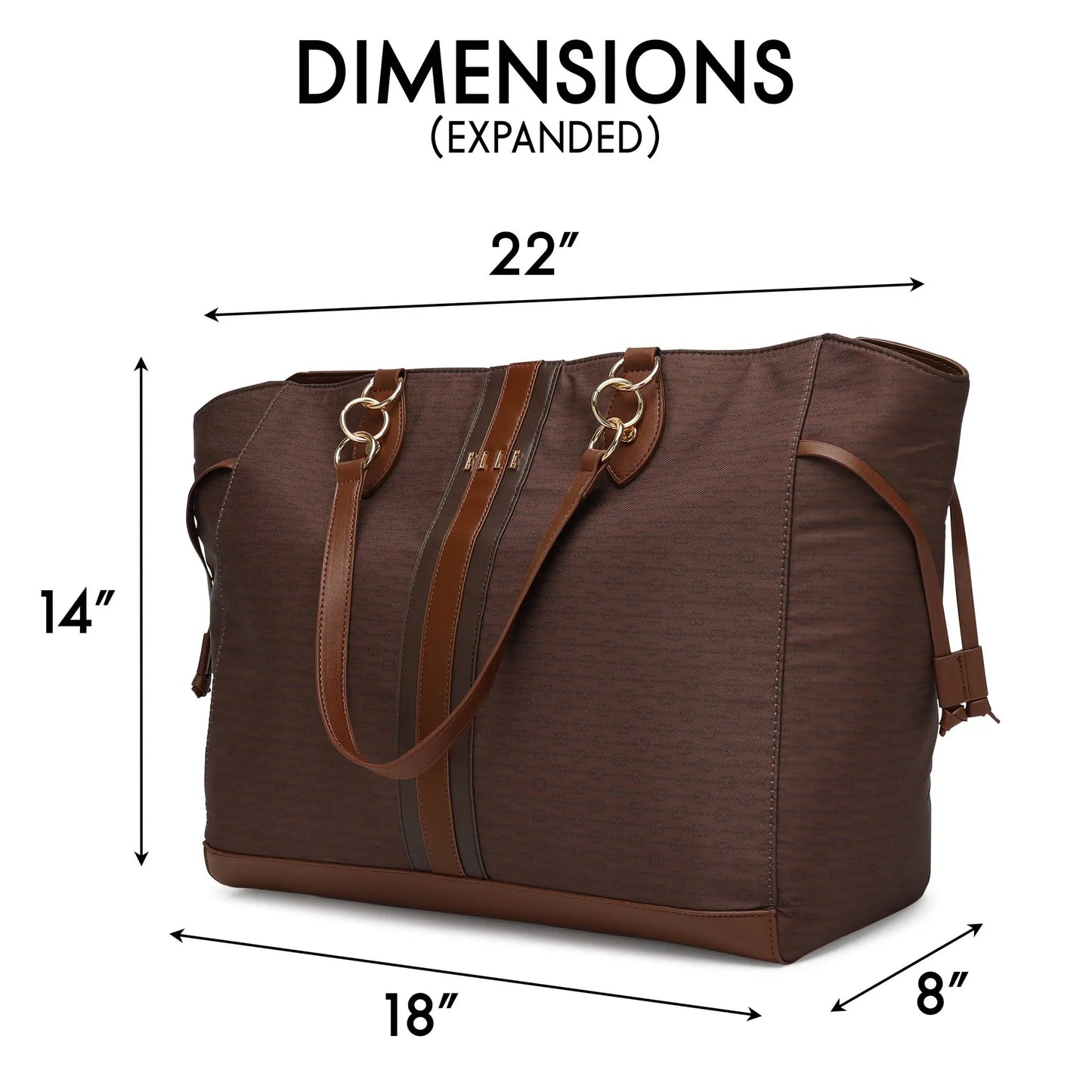 Eleganza Borsa da viaggio 32L Weekender Duffel